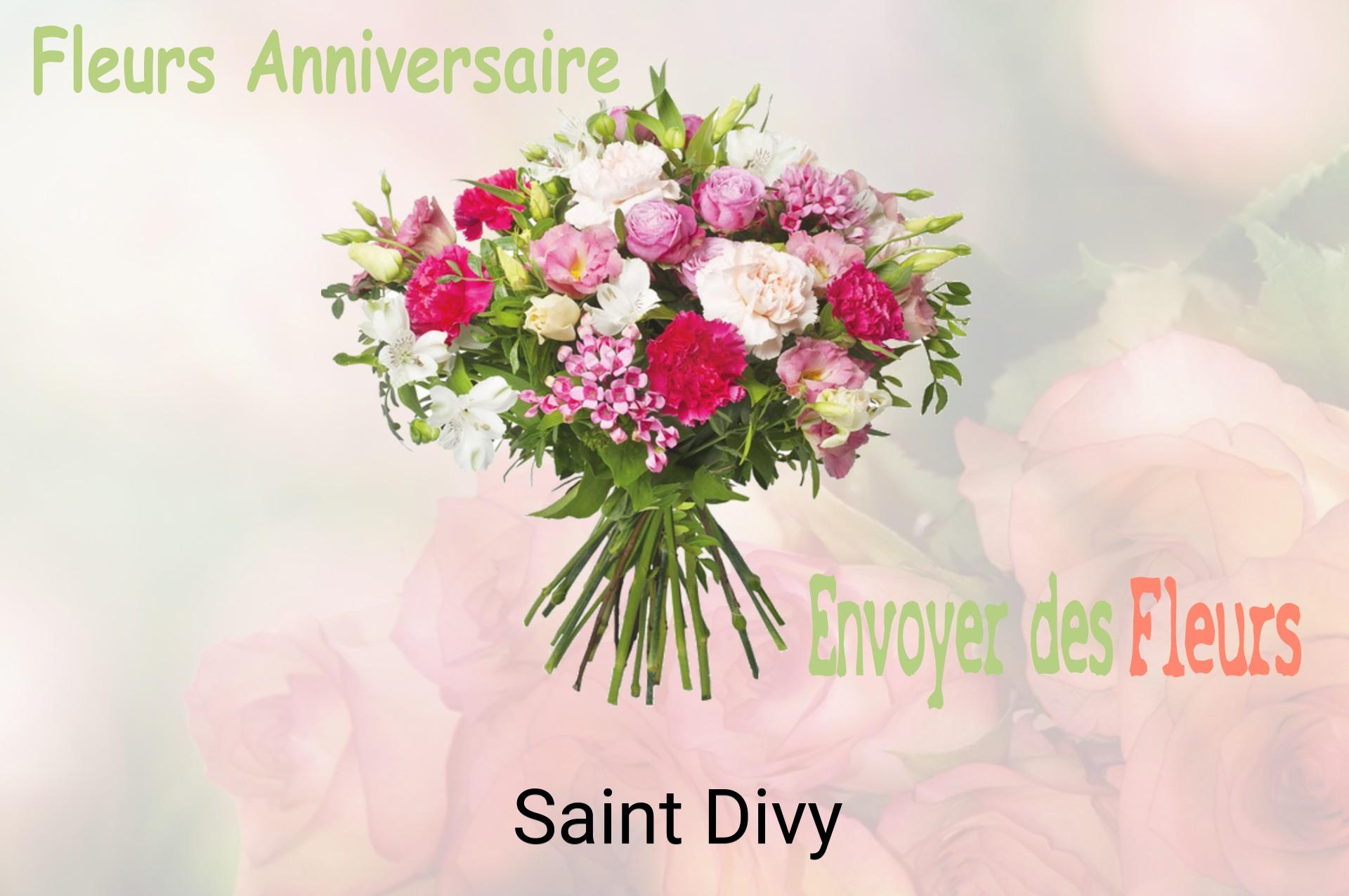 Bouquet de fleurs d’anniversaire livré à Saint-Divy